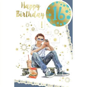 happy birthday 16 birthday card