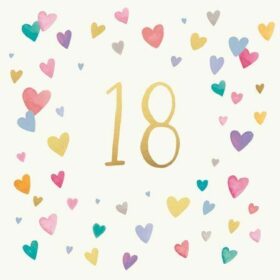 woodmansterne happy 18th birthday card