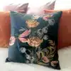 vegan suede dragonflies cushion